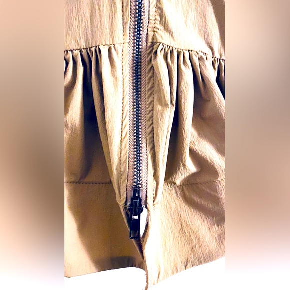 Ruched Frill Hem Booty Enhancing Midi Skirt - Picture 3 of 9